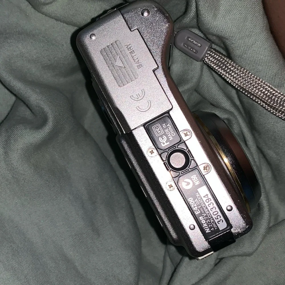 Nikon Silver Digital Camera with Advanced Features